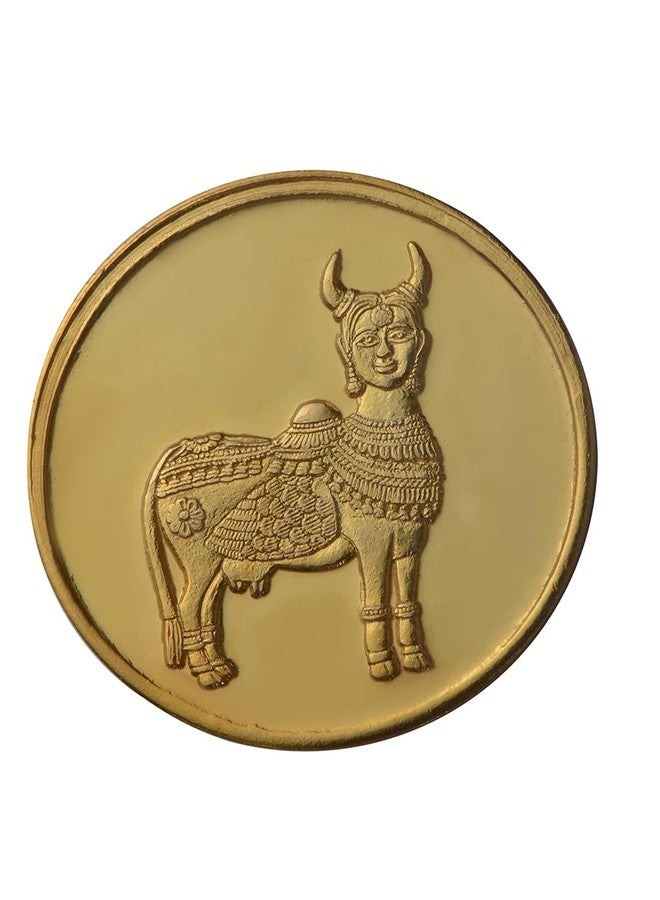 Pray Everyday "Kamdhenu" Gold Plated Coin (Set of 2 Coins) - Image 2